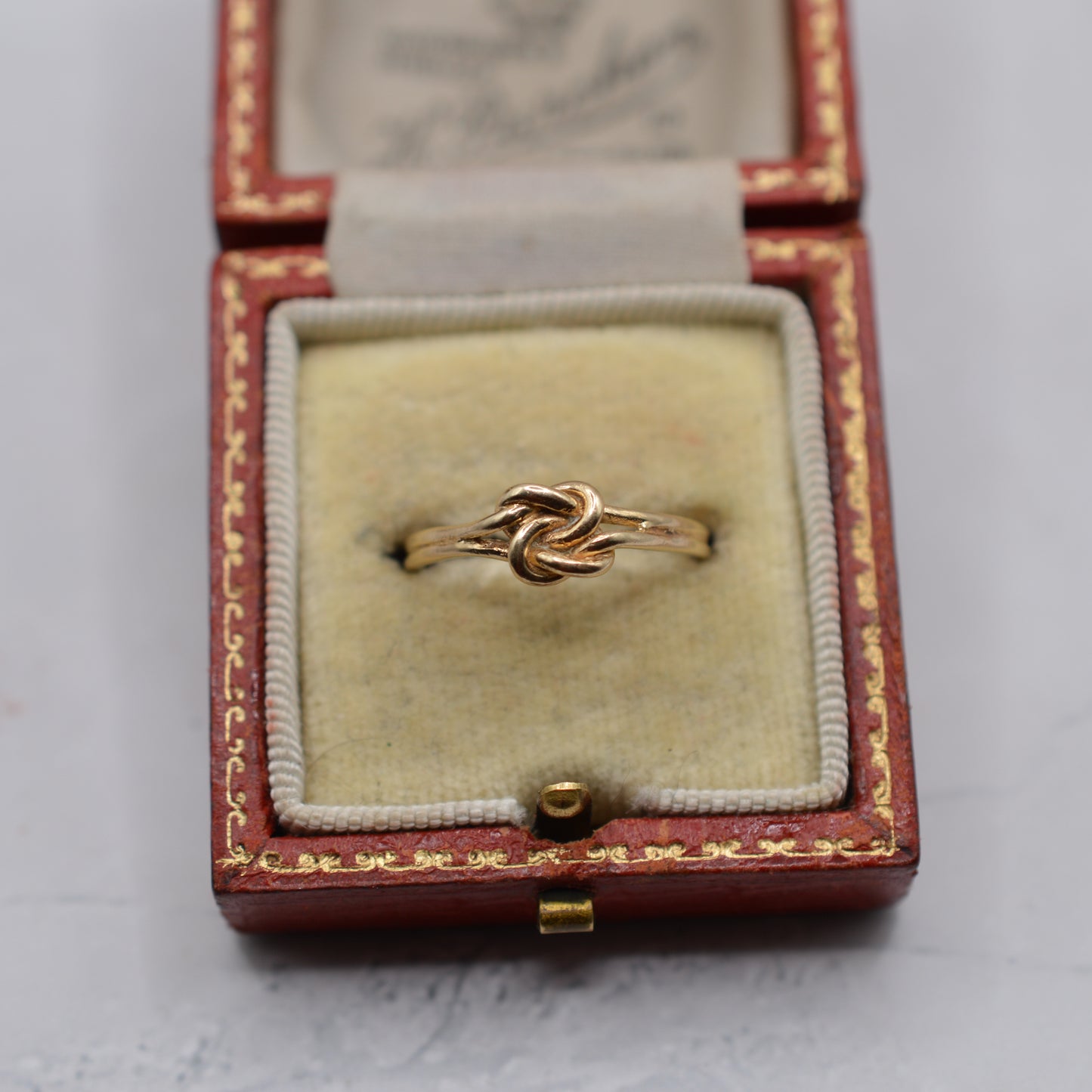 1970s Vintage 9ct Gold Knot Ring