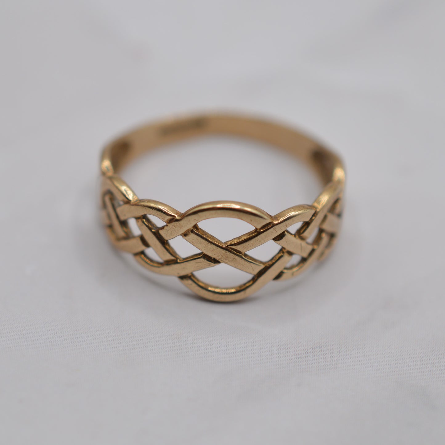 9ct Gold Celtic Braid Ring