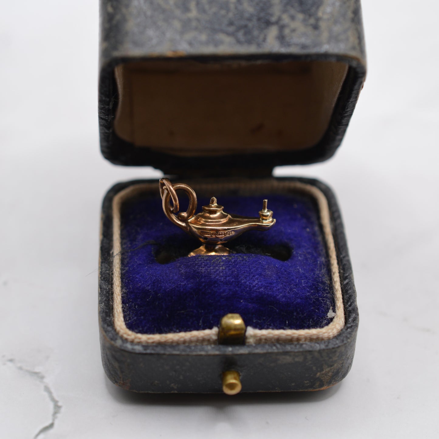 1960s Vintage 9ct Gold Genie Lamp Charm