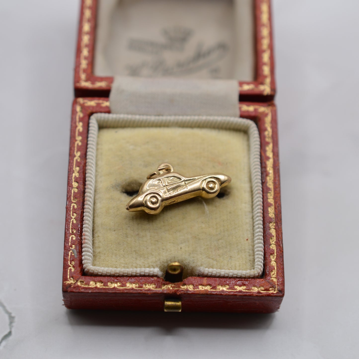 Vintage 1970s 9ct Gold Car Charm