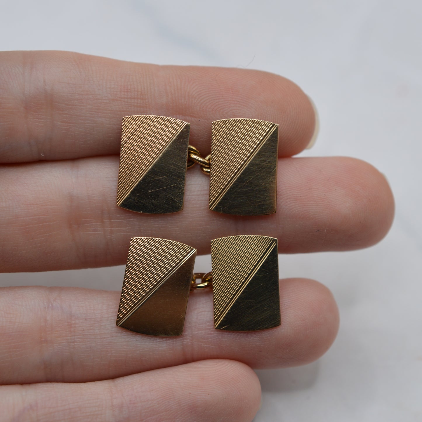 1970s Vintage 9ct Gold Cufflinks