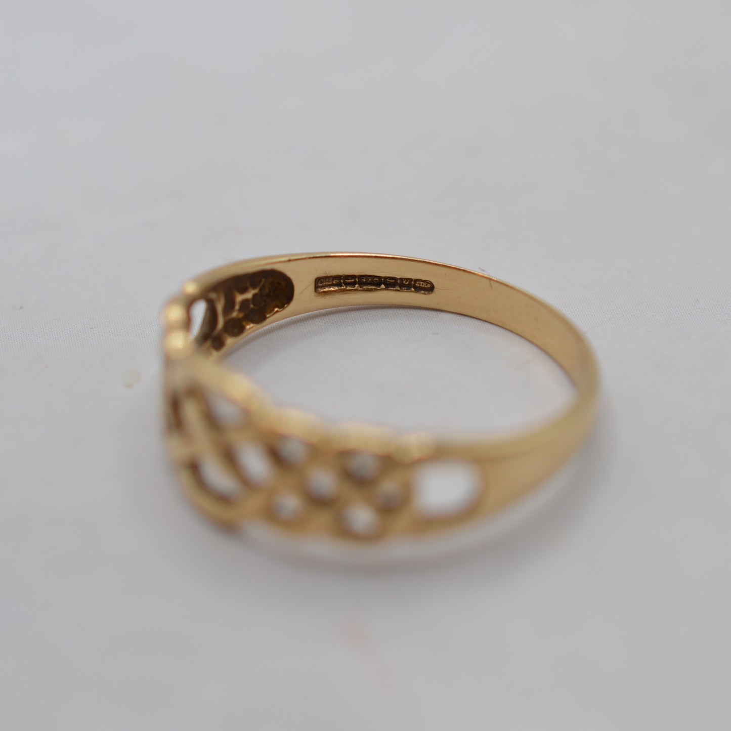 1990s 9ct Gold Celtic Knot Ring