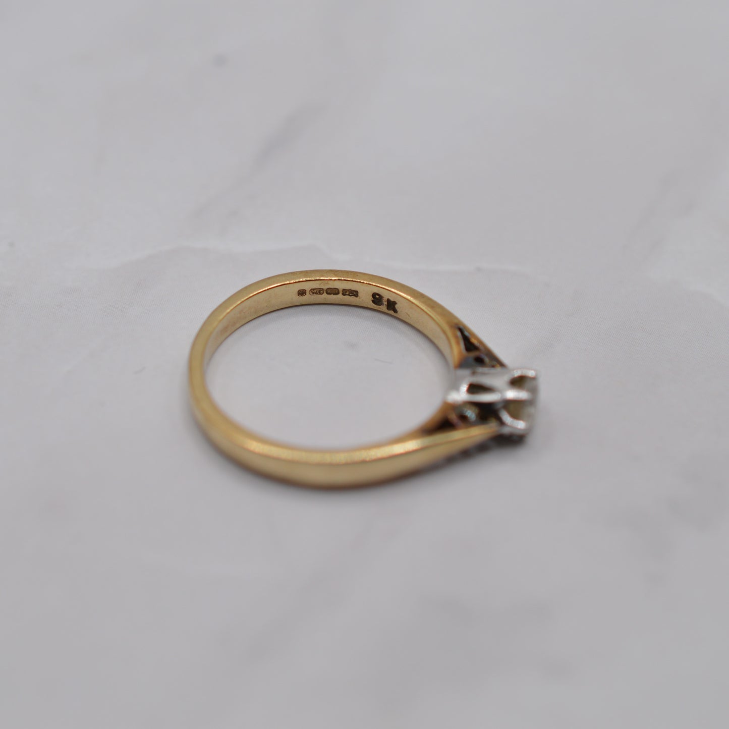 9ct Gold 0.25ct Diamond Solitaire Ring