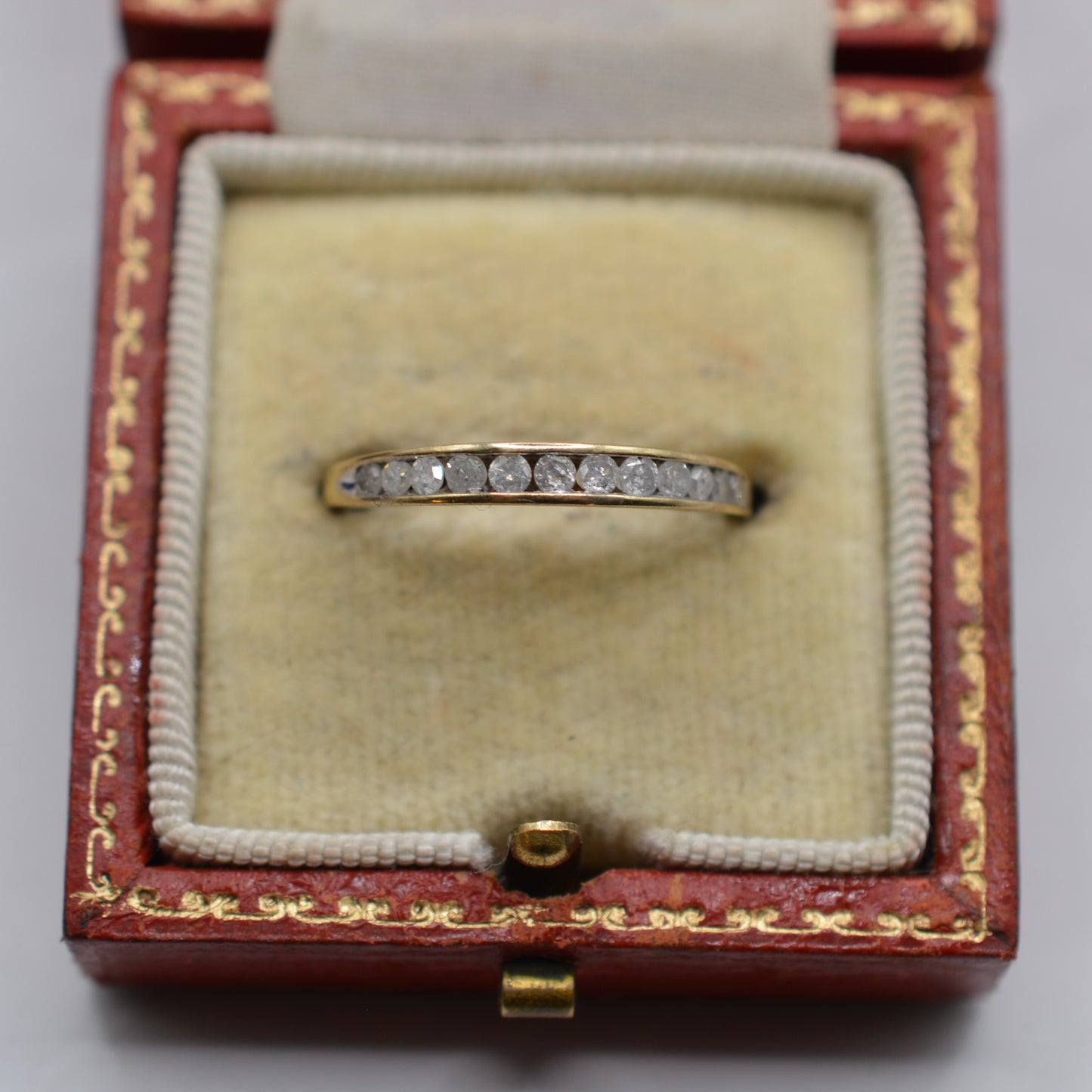 9ct Gold 0.25ct Diamond Half-Eternity Ring
