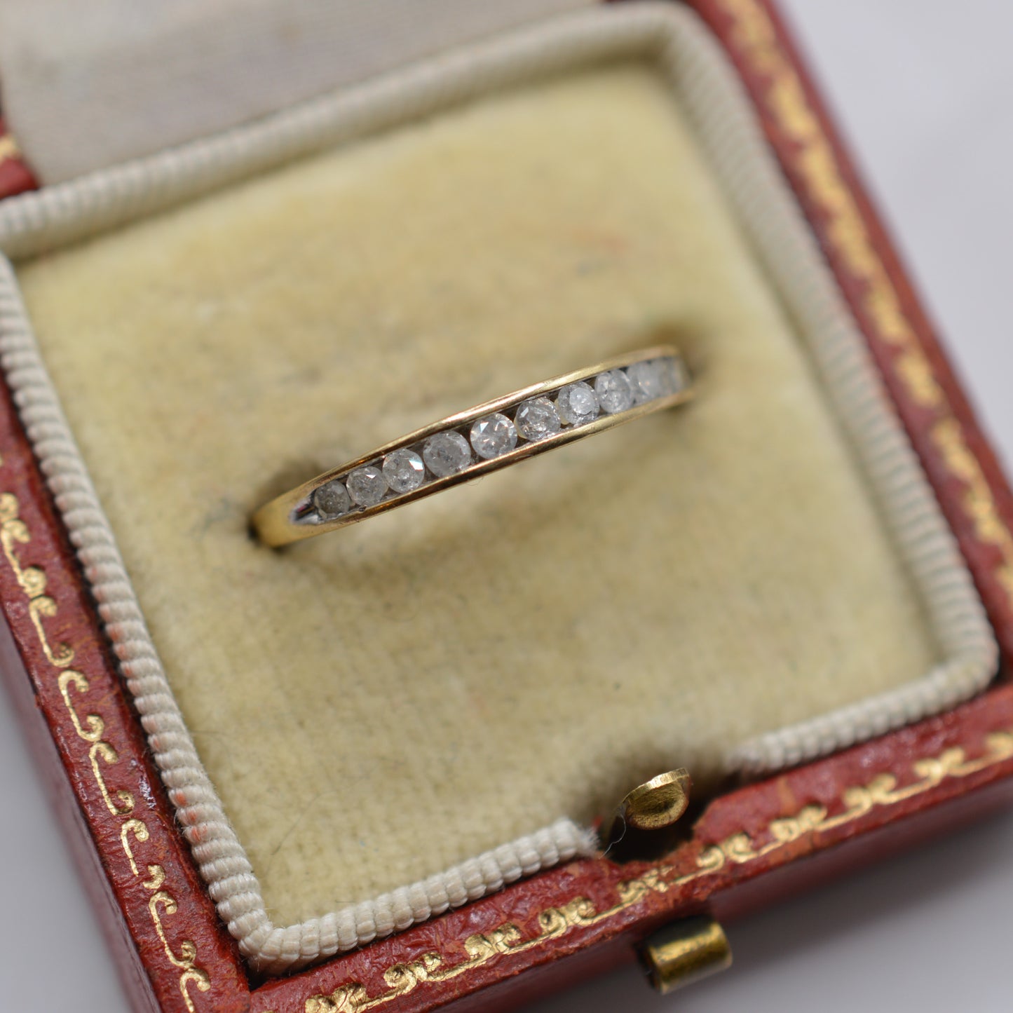 9ct Gold 0.25ct Diamond Half-Eternity Ring