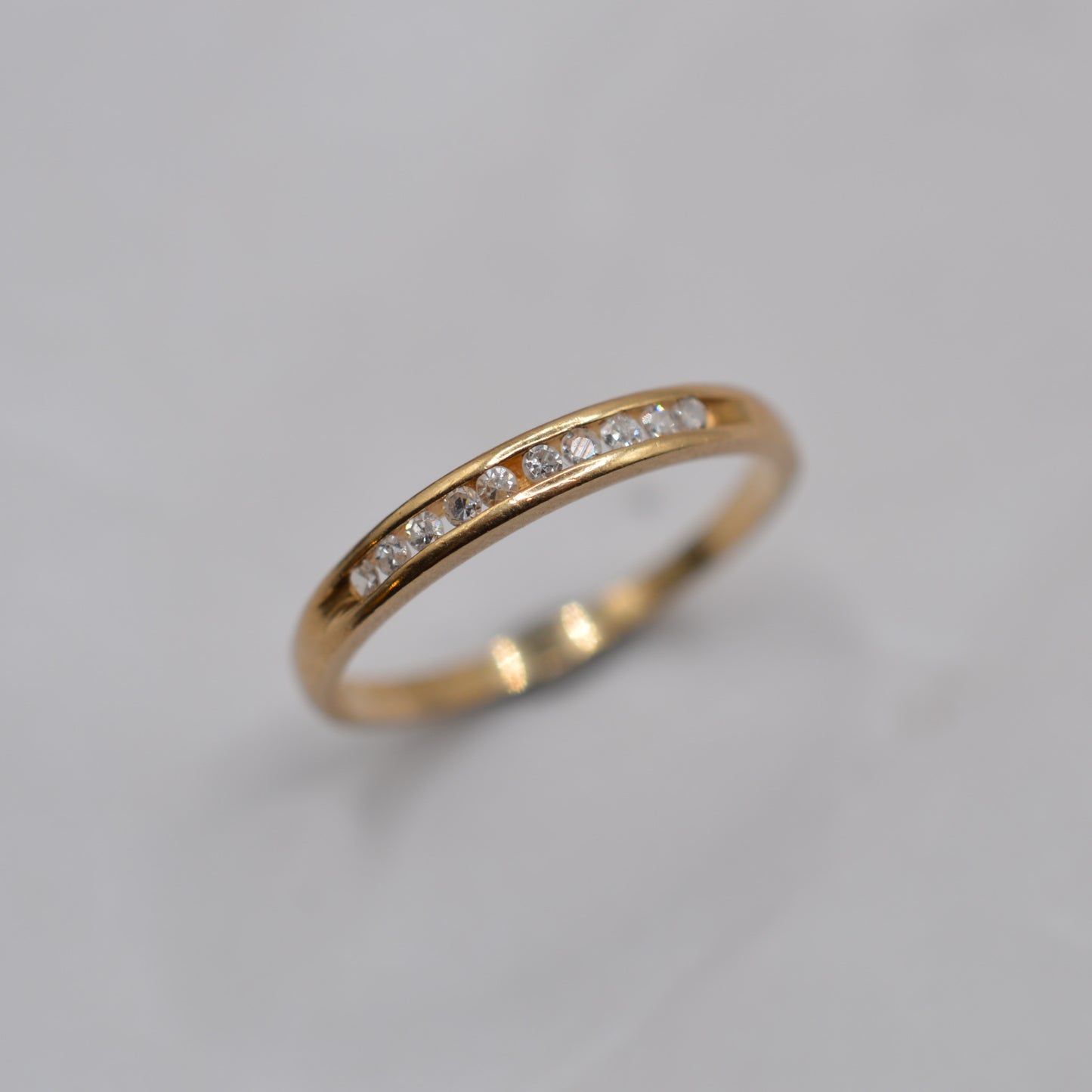 9ct Gold Diamond Half-Eternity Ring