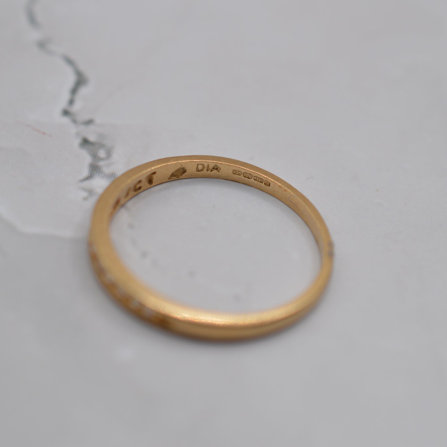 9ct Gold Diamond Half-Eternity Ring