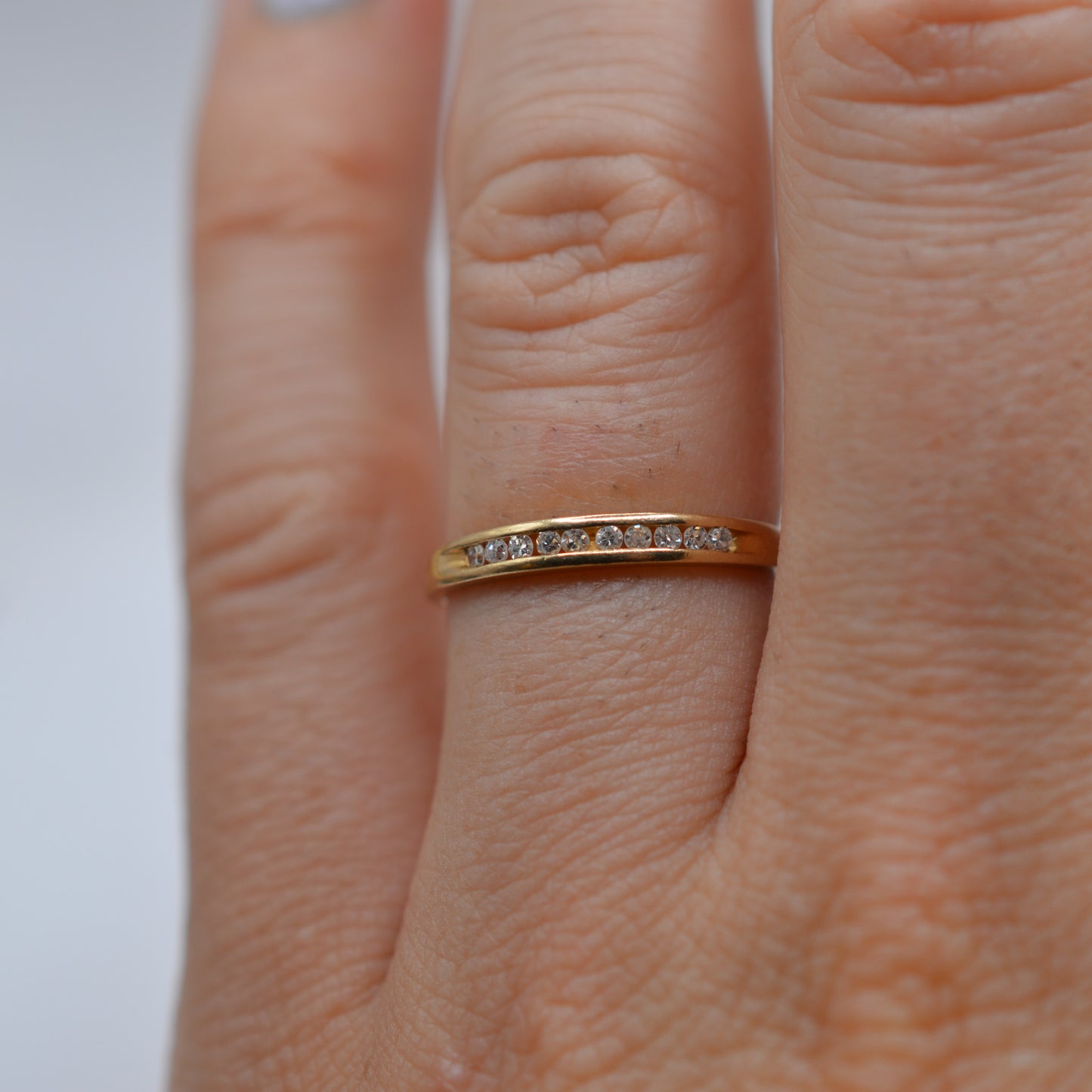 9ct Gold Diamond Half-Eternity Ring