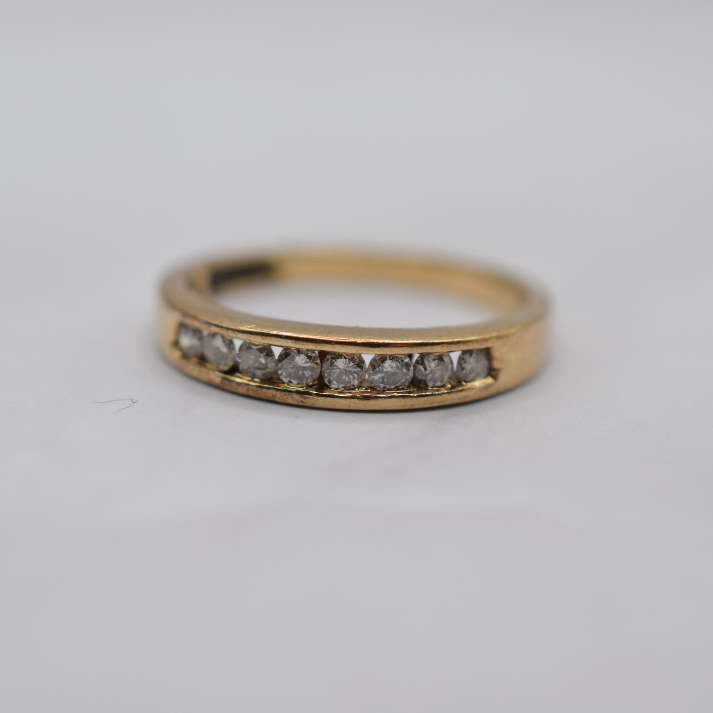 9ct Gold 0.25ct Diamond Half-Eternity Ring
