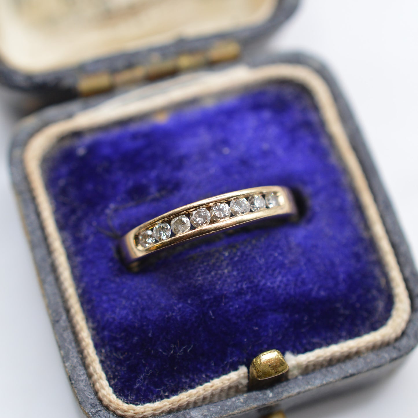9ct Gold 0.25ct Diamond Half-Eternity Ring