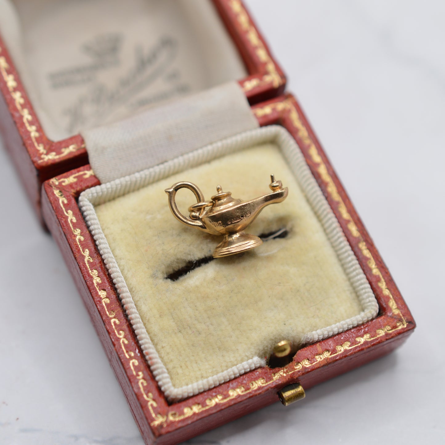 1960s Vintage 9ct Gold Genie Lamp Charm