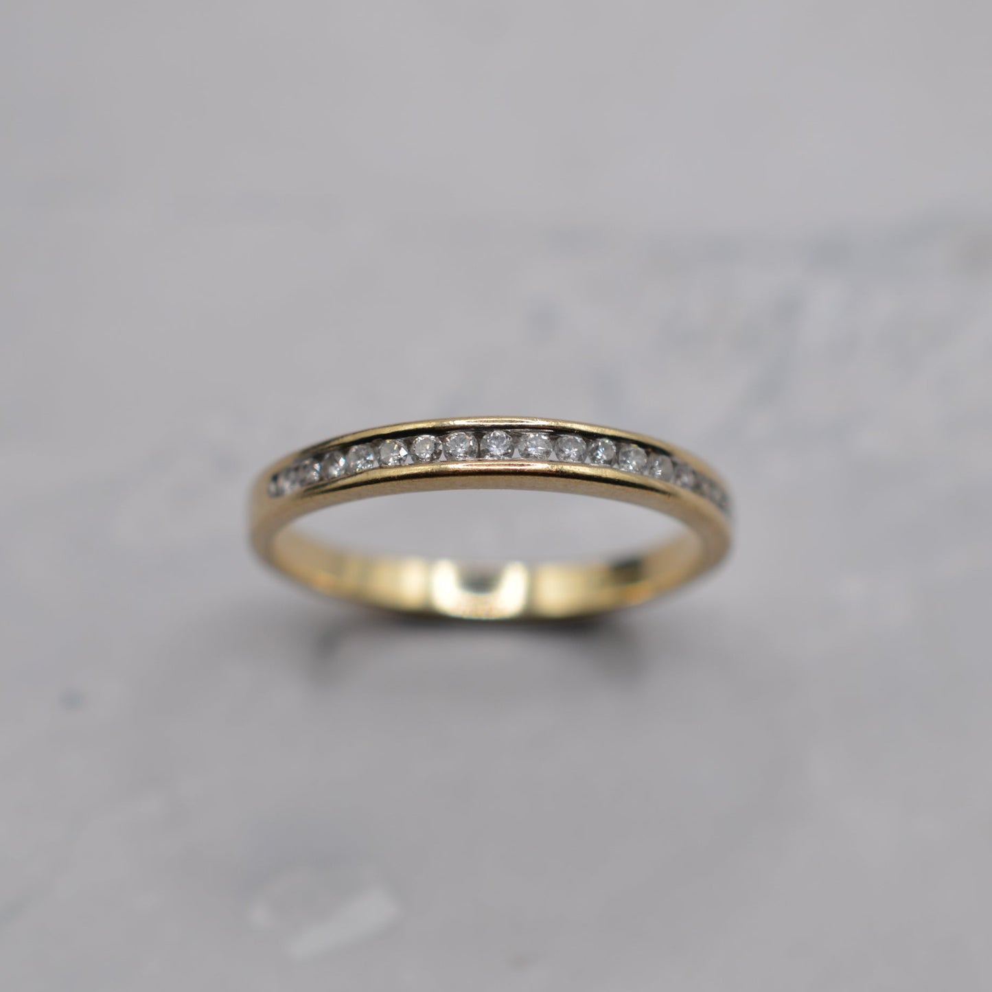 9ct Gold Diamond Half-Eternity Ring
