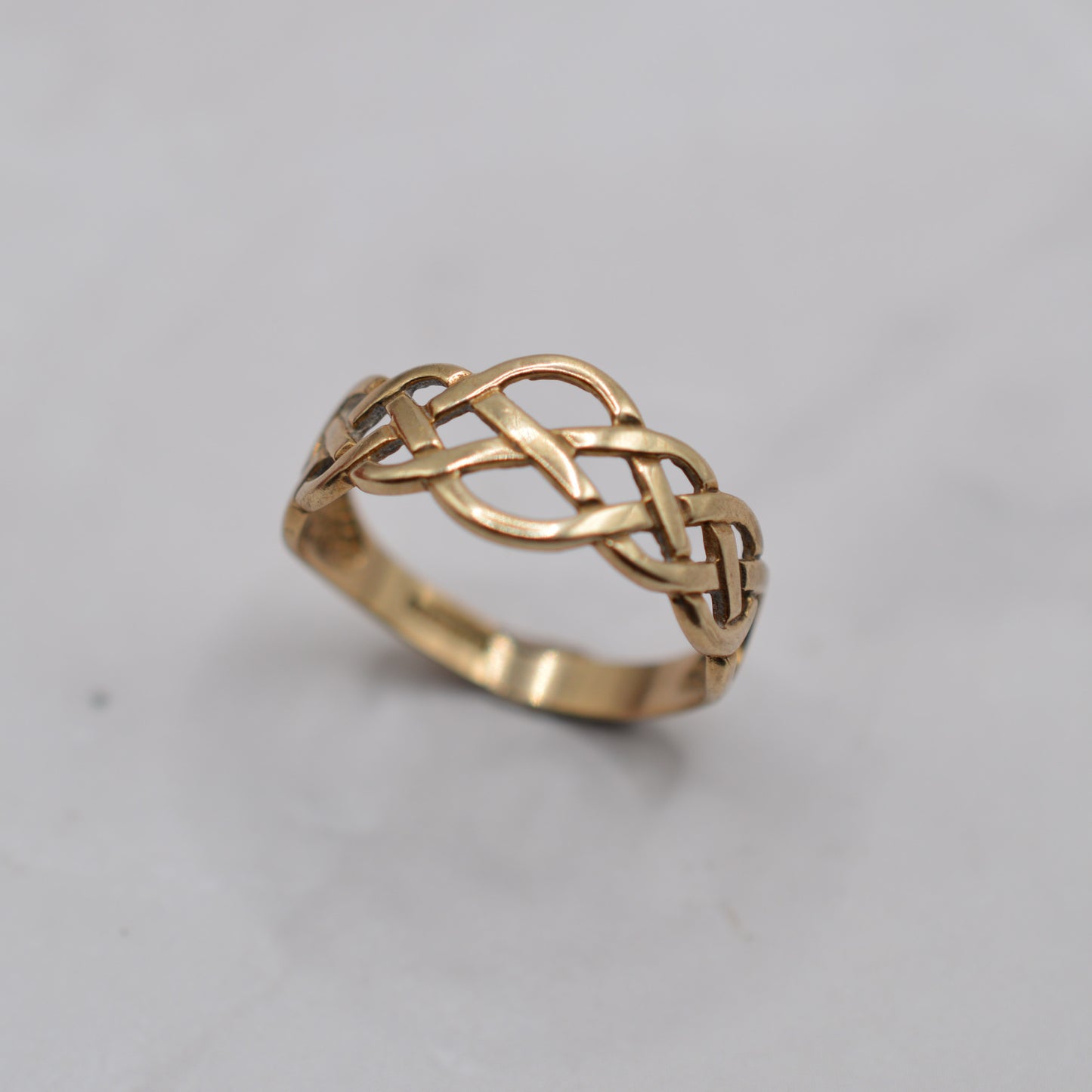 9ct Gold Celtic Braid Ring