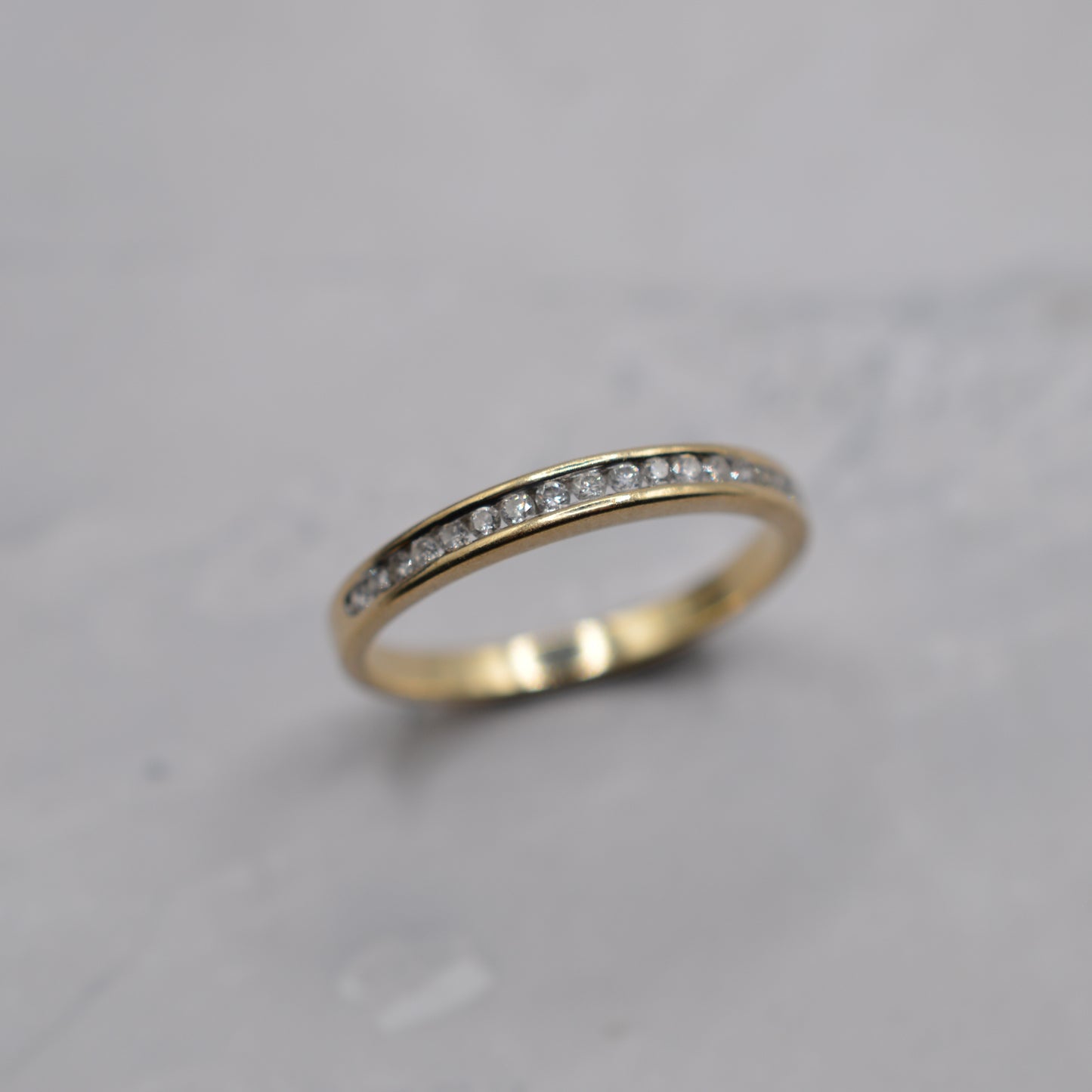 9ct Gold Diamond Half-Eternity Ring