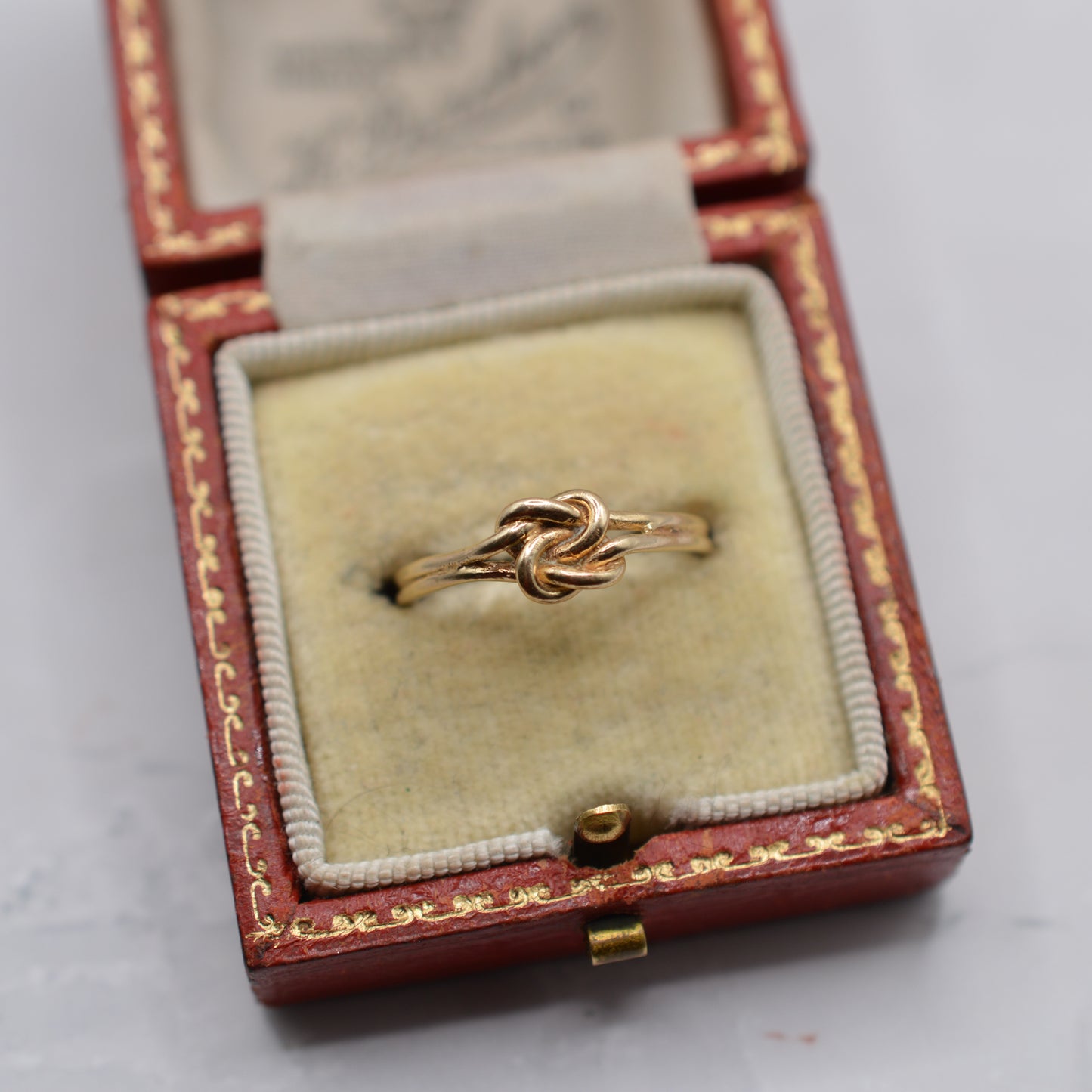 1970s Vintage 9ct Gold Knot Ring