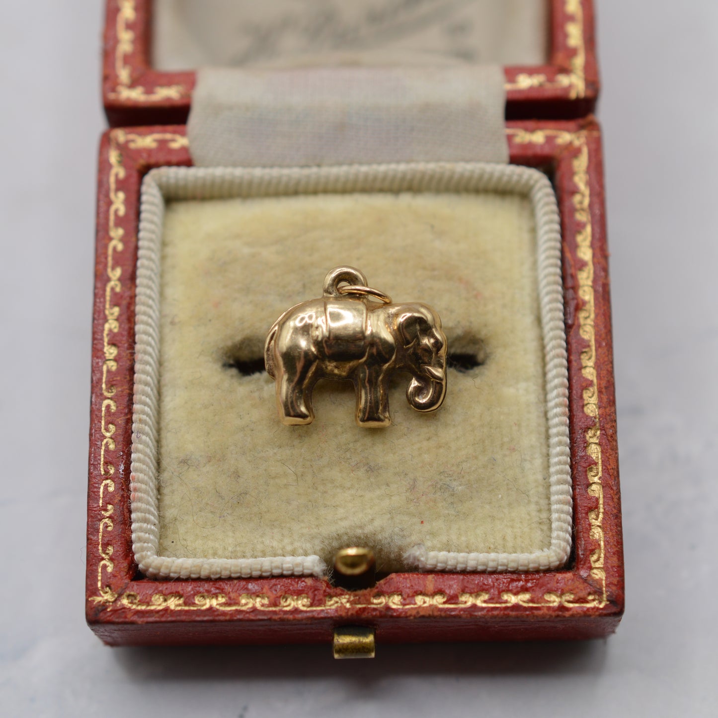 1970s Vintage 9ct Gold Elephant Charm/Pendant