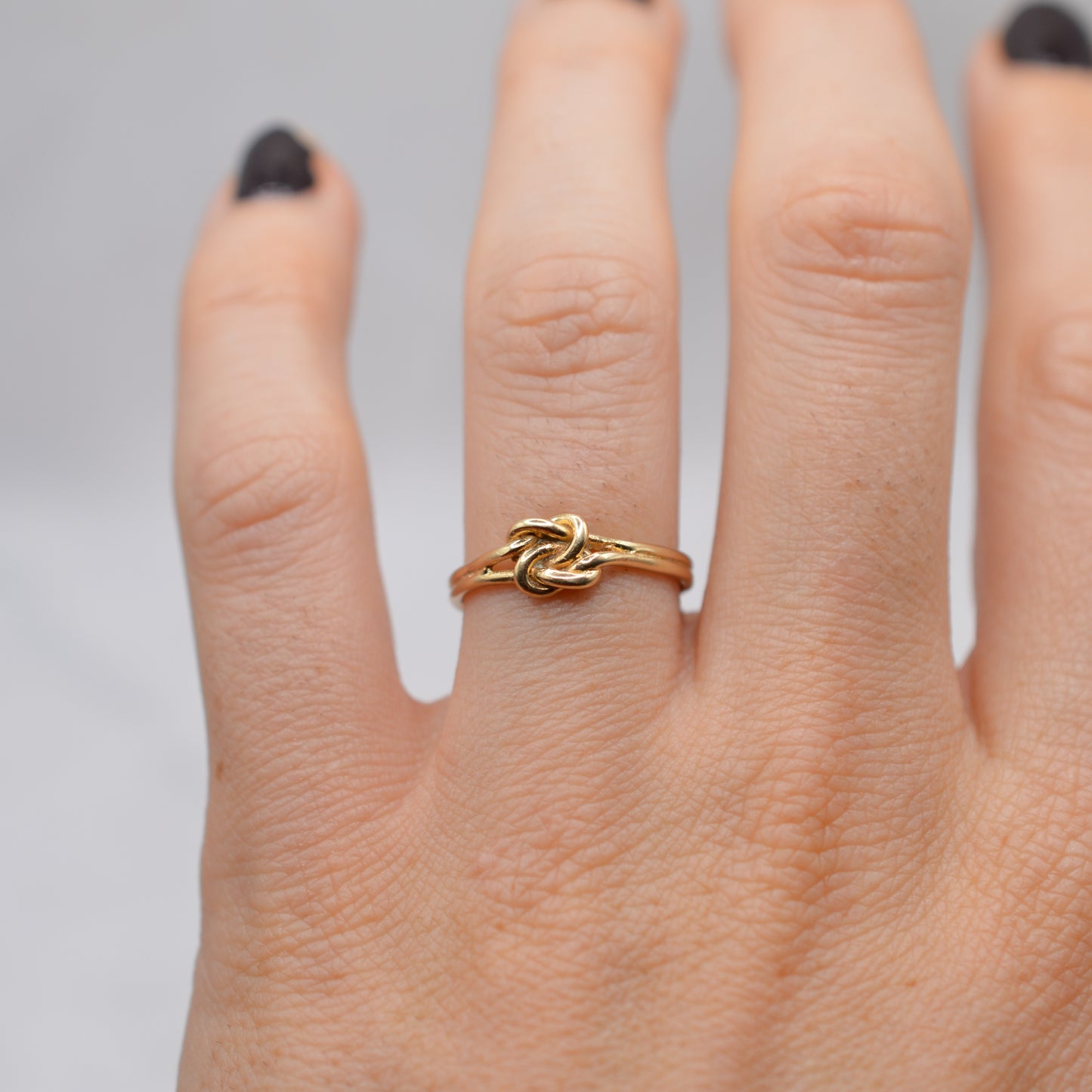 1970s Vintage 9ct Gold Knot Ring