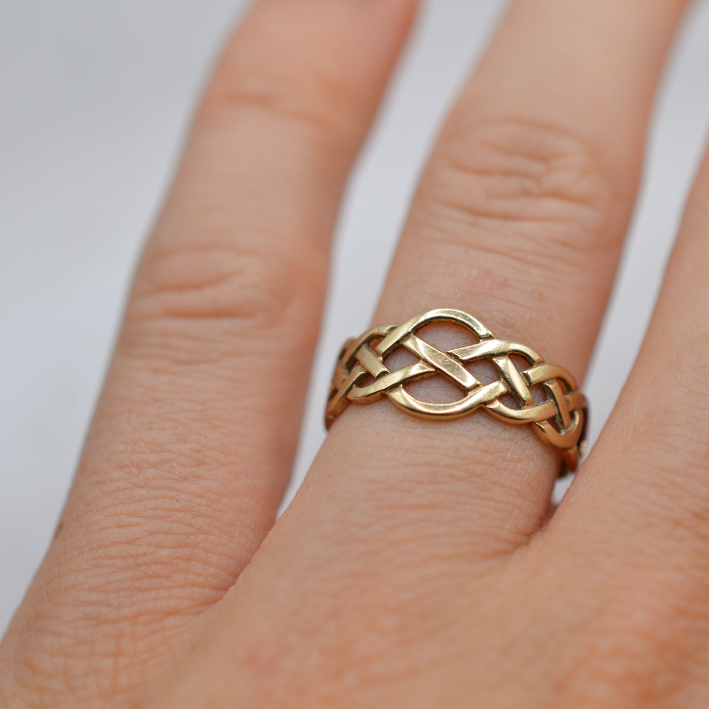 9ct Gold Celtic Braid Ring