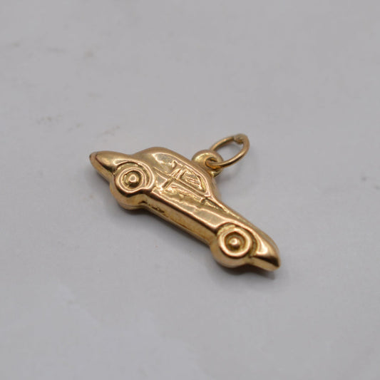 Vintage 1970s 9ct Gold Car Charm