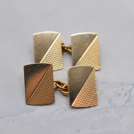 1970s Vintage 9ct Gold Cufflinks