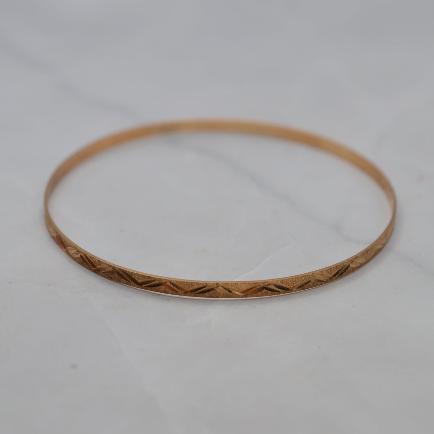 1990s Vintage 9ct Gold Cuff Bangle