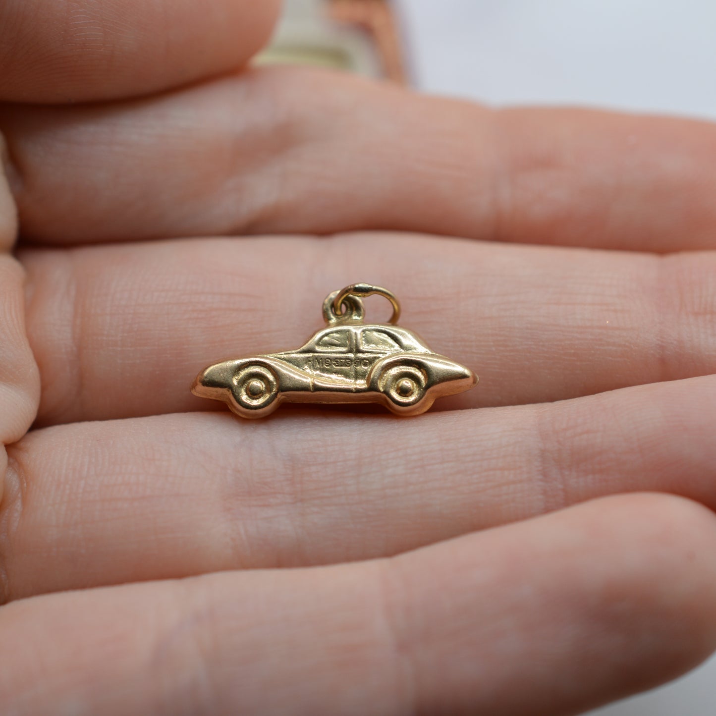 Vintage 1970s 9ct Gold Car Charm