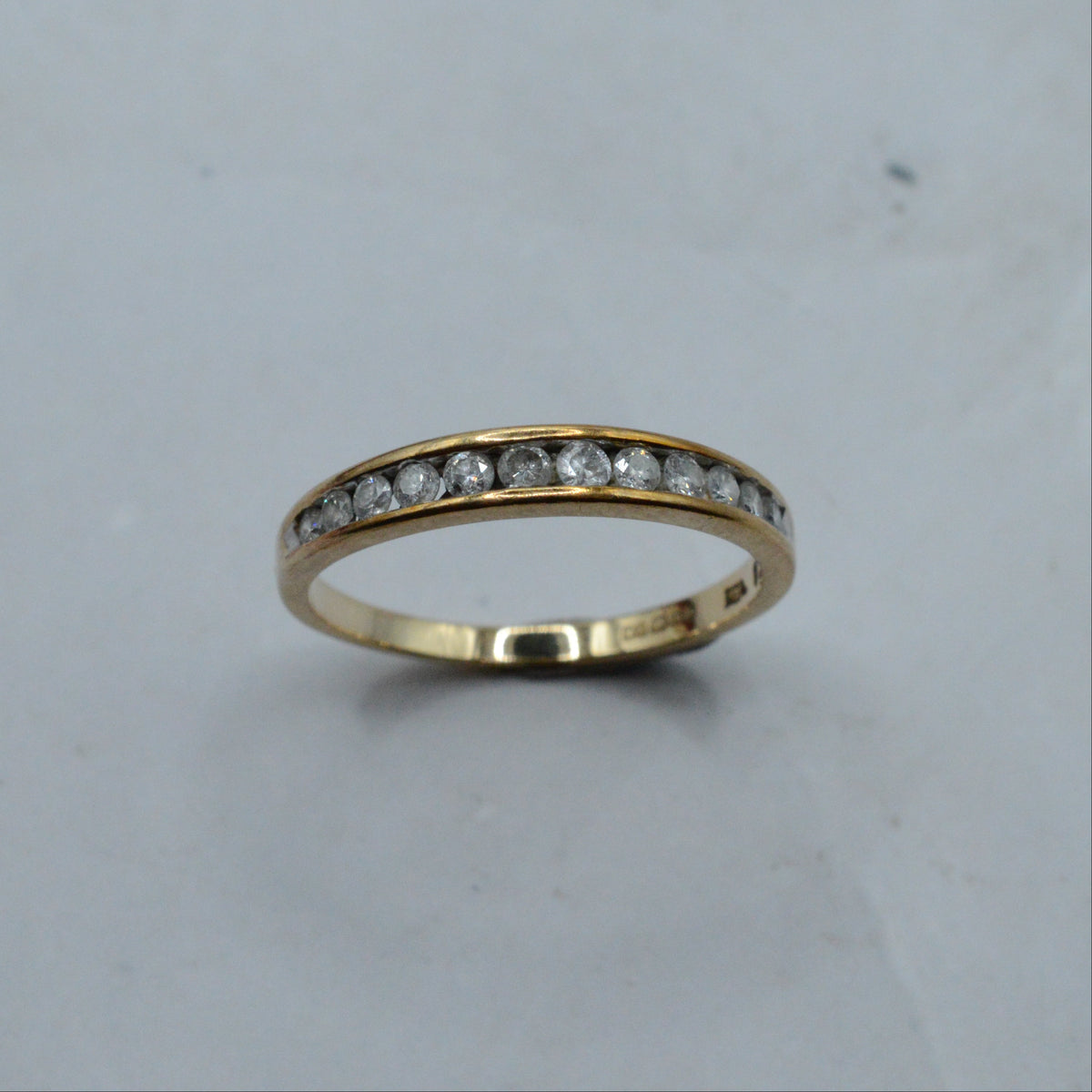 9ct Gold 0.25ct Diamond Half-Eternity Ring