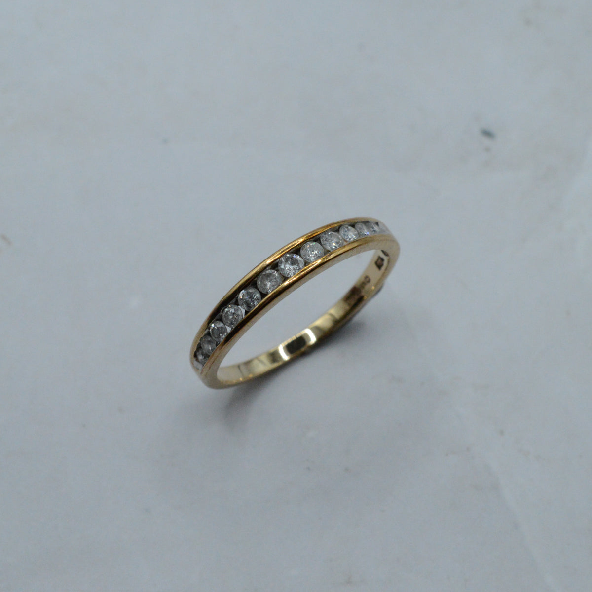 9ct Gold 0.25ct Diamond Half-Eternity Ring