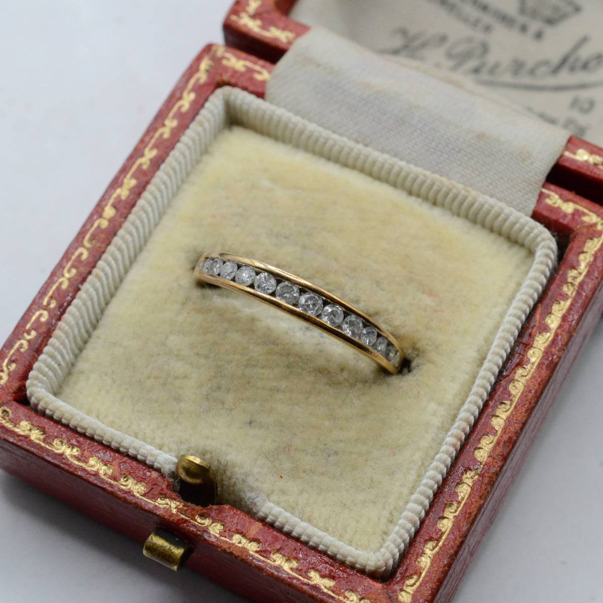 9ct Gold 0.25ct Diamond Half-Eternity Ring