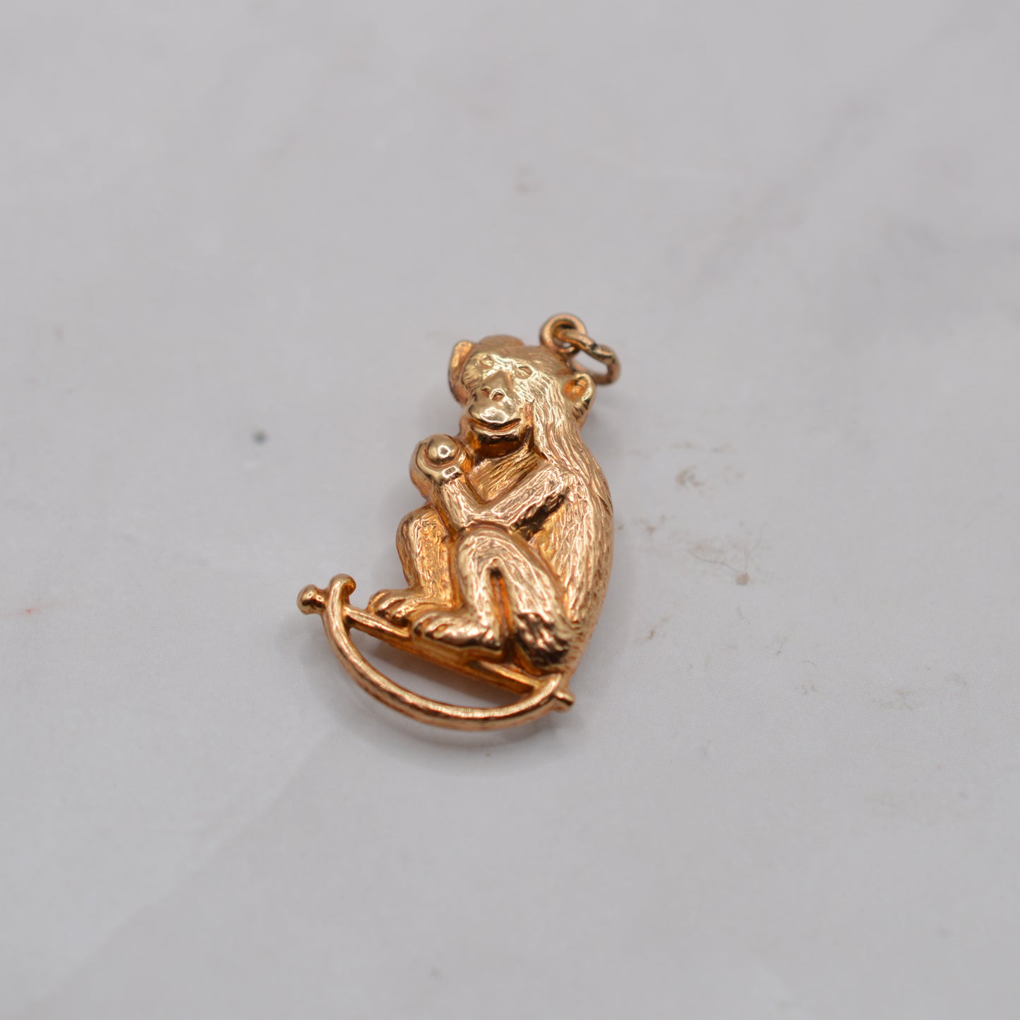 1960s Vintage Chester 9ct Gold Monkey Charm/Pendant