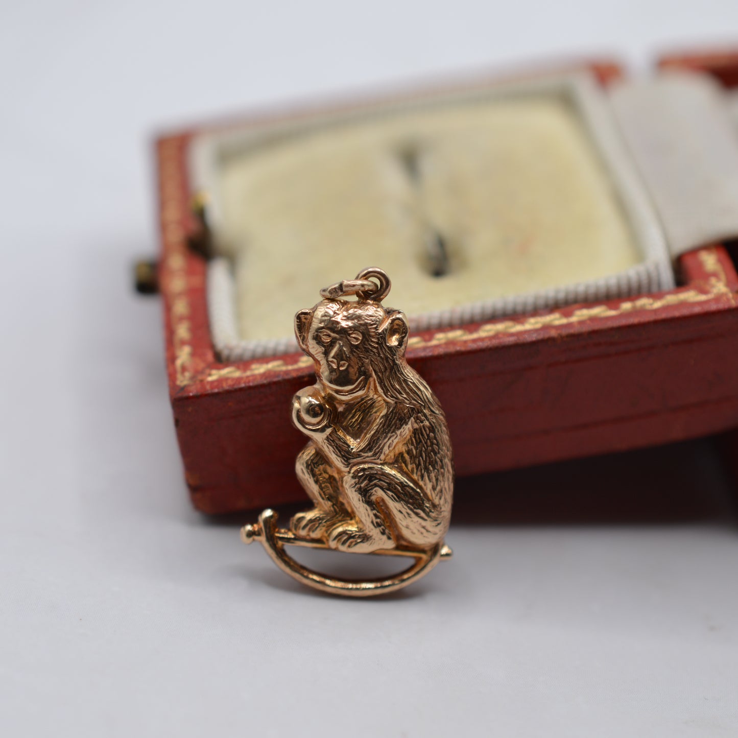 1960s Vintage Chester 9ct Gold Monkey Charm/Pendant