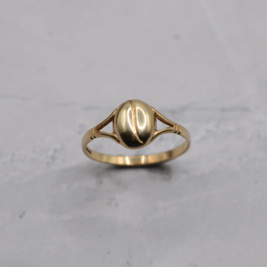 1980s 9ct Gold Coffee Bean Ring