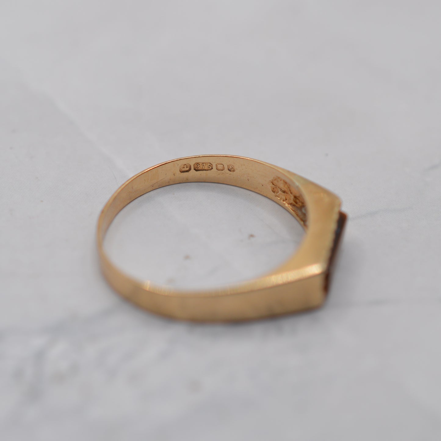 1970s Vintage 9ct Gold Tiger's Eye Signet Ring