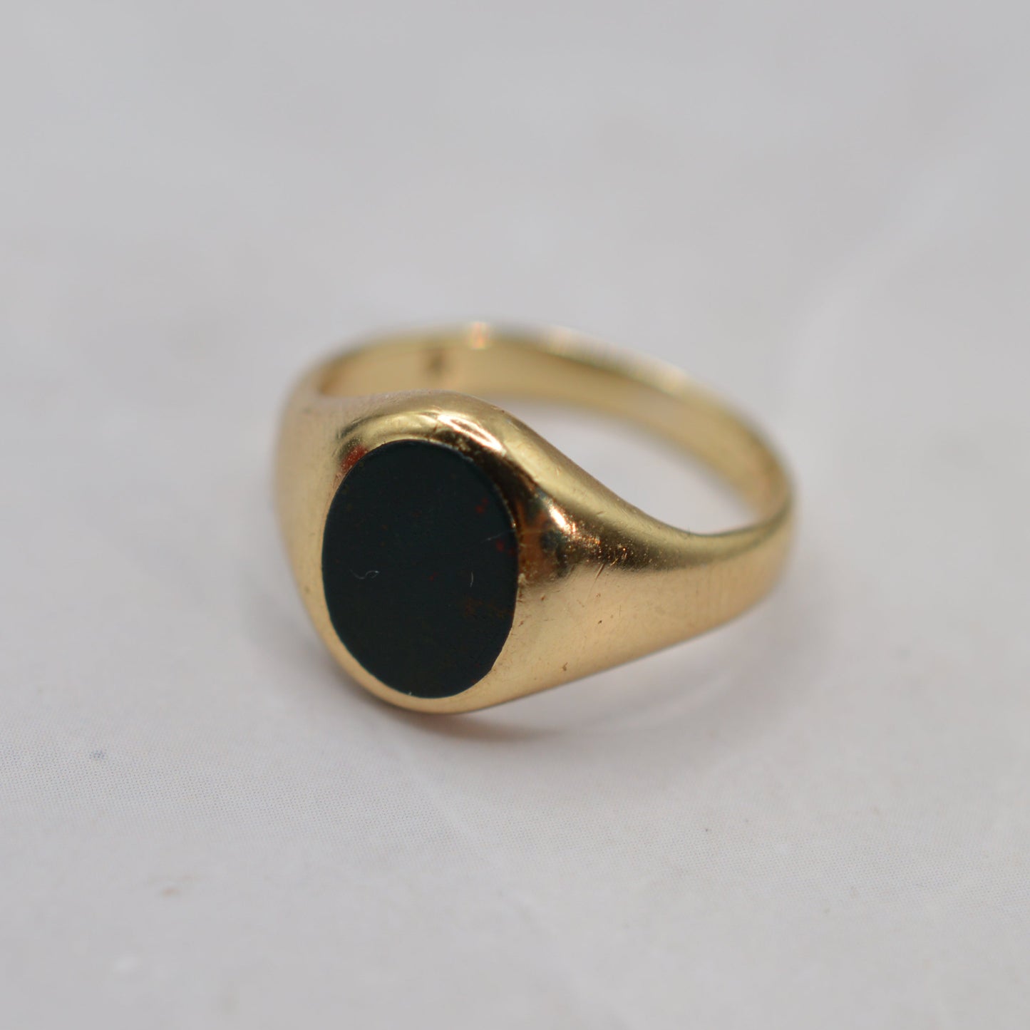 9ct Gold Bloodstone Signet Ring