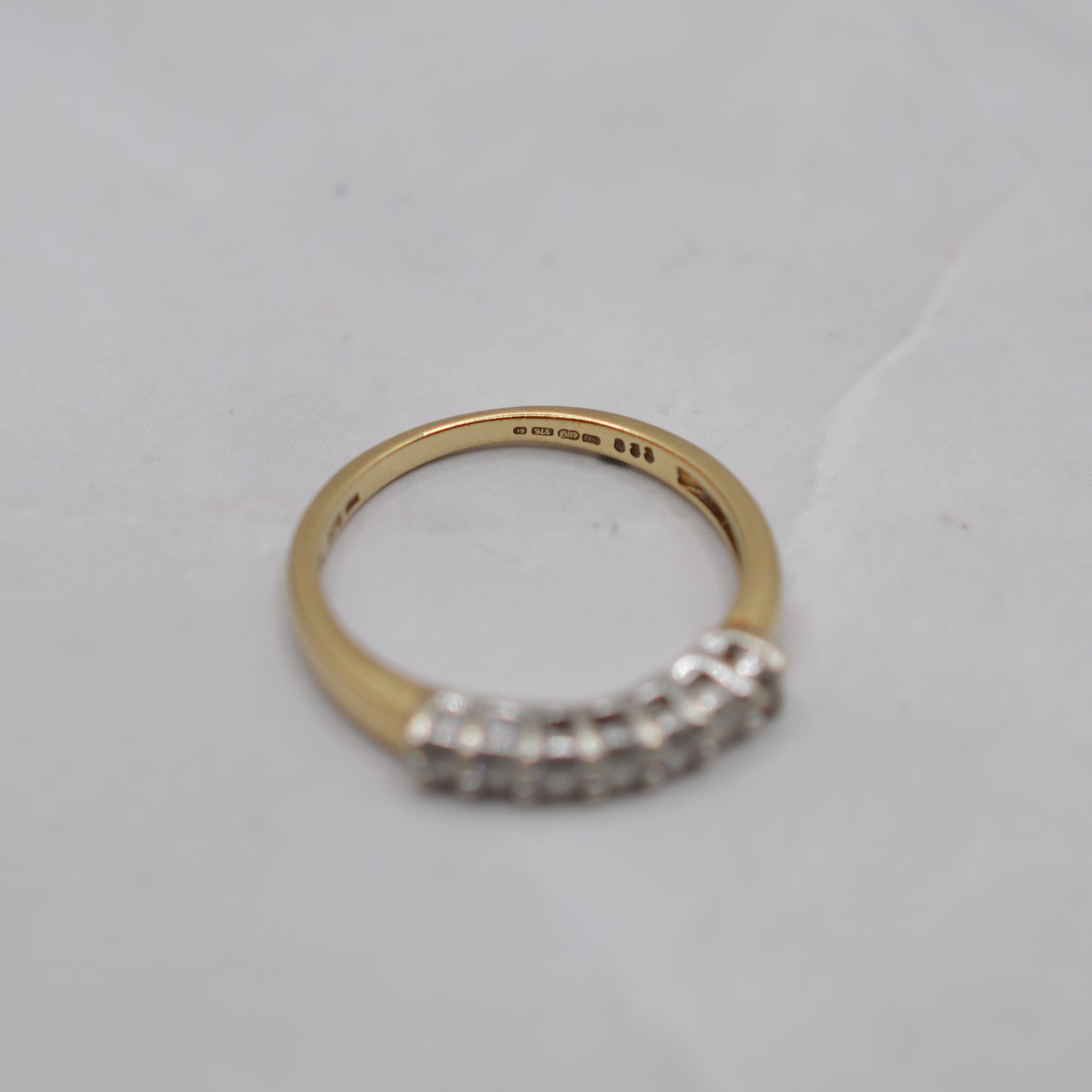 9ct Gold Diamond Half-Eternity Ring