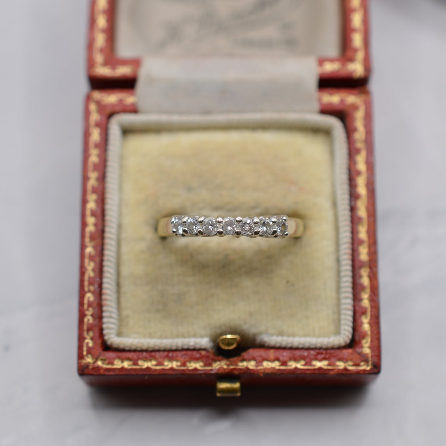 9ct Gold Diamond Half-Eternity Ring