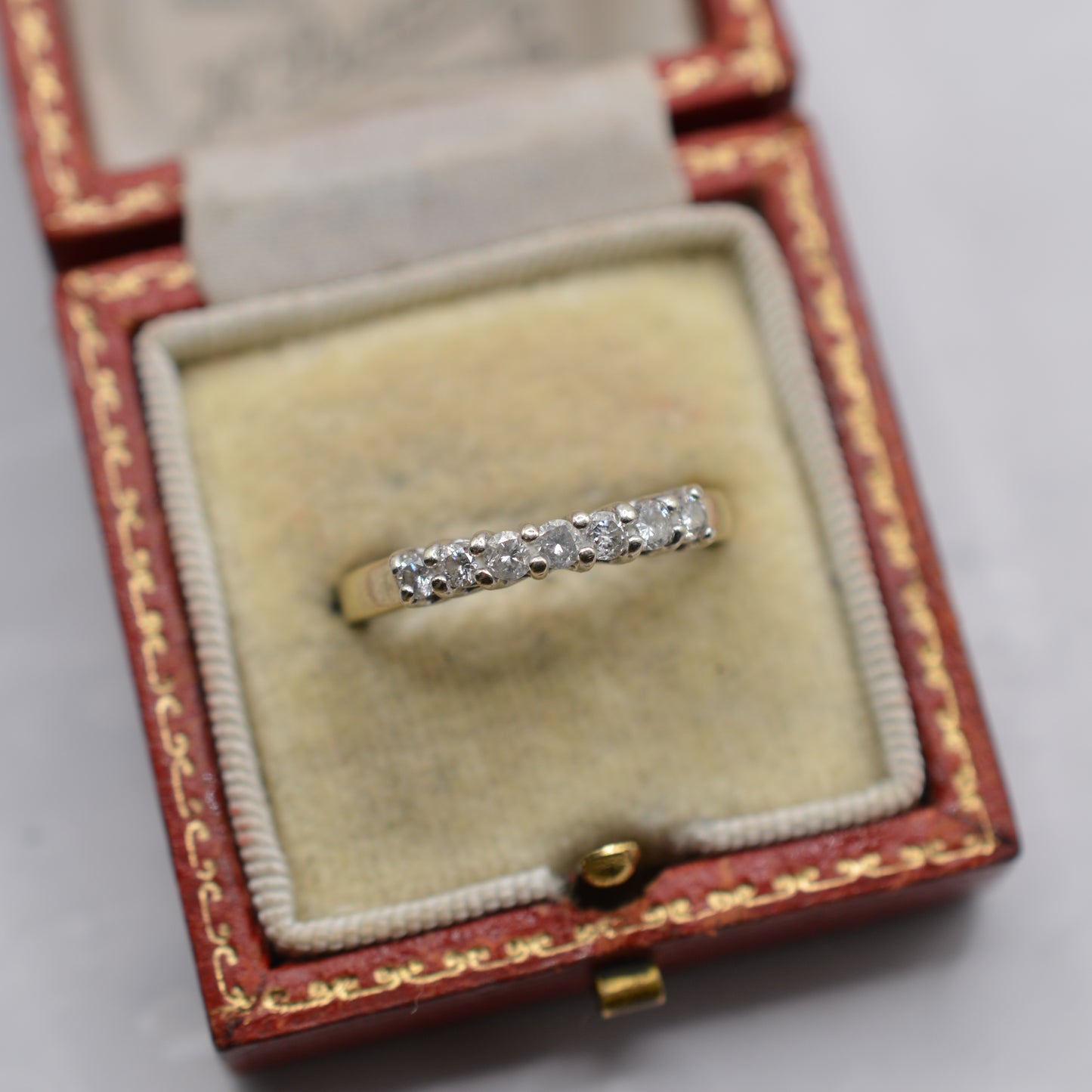 9ct Gold Diamond Half-Eternity Ring