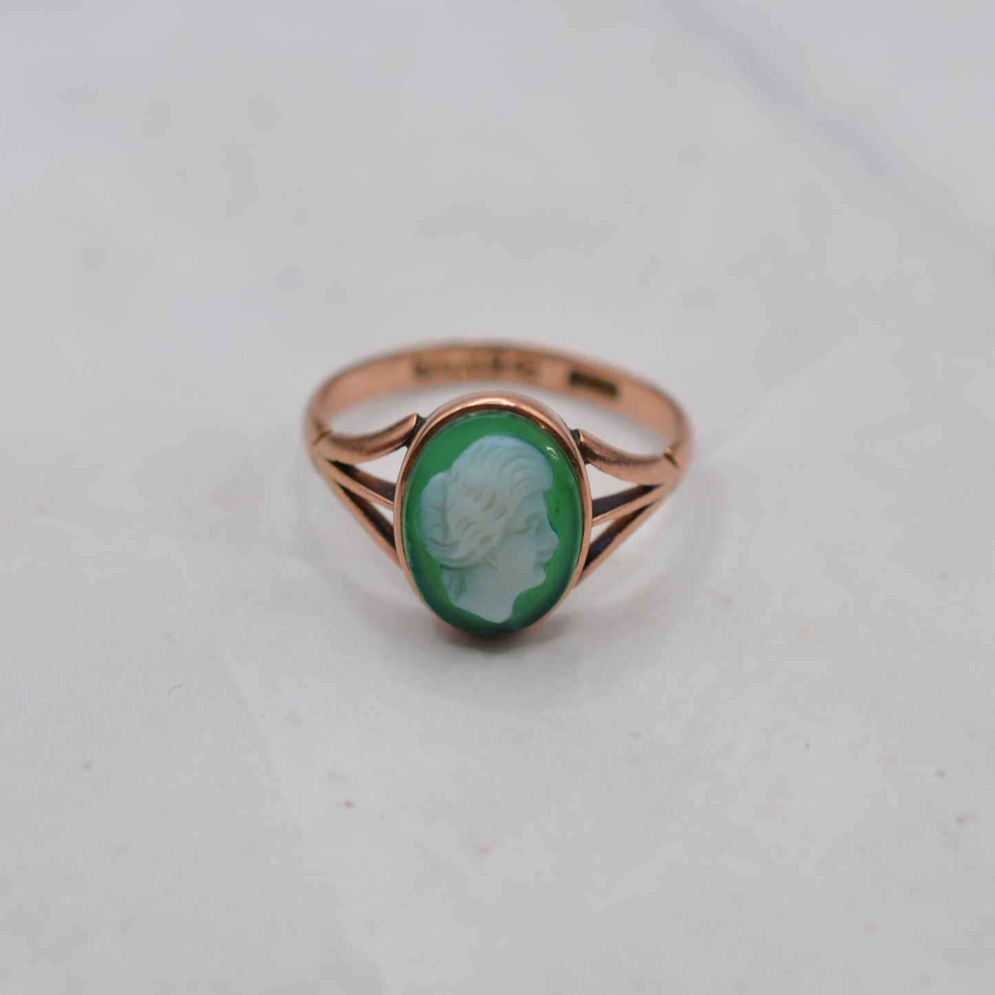 1910s Antique 9ct Gold Cameo Ring