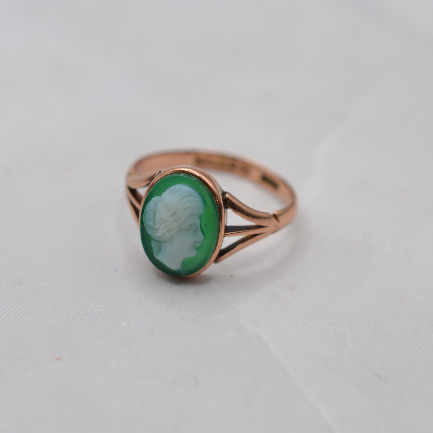 1910s Antique 9ct Gold Cameo Ring