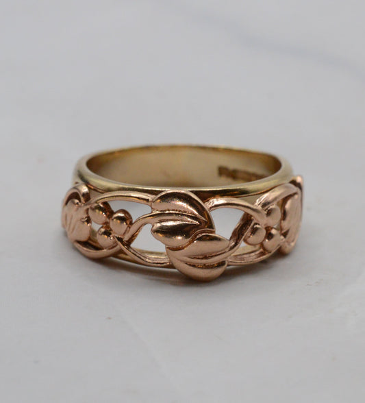 1990s Clogau 9ct Welsh Gold  'Tree of Life' Ring