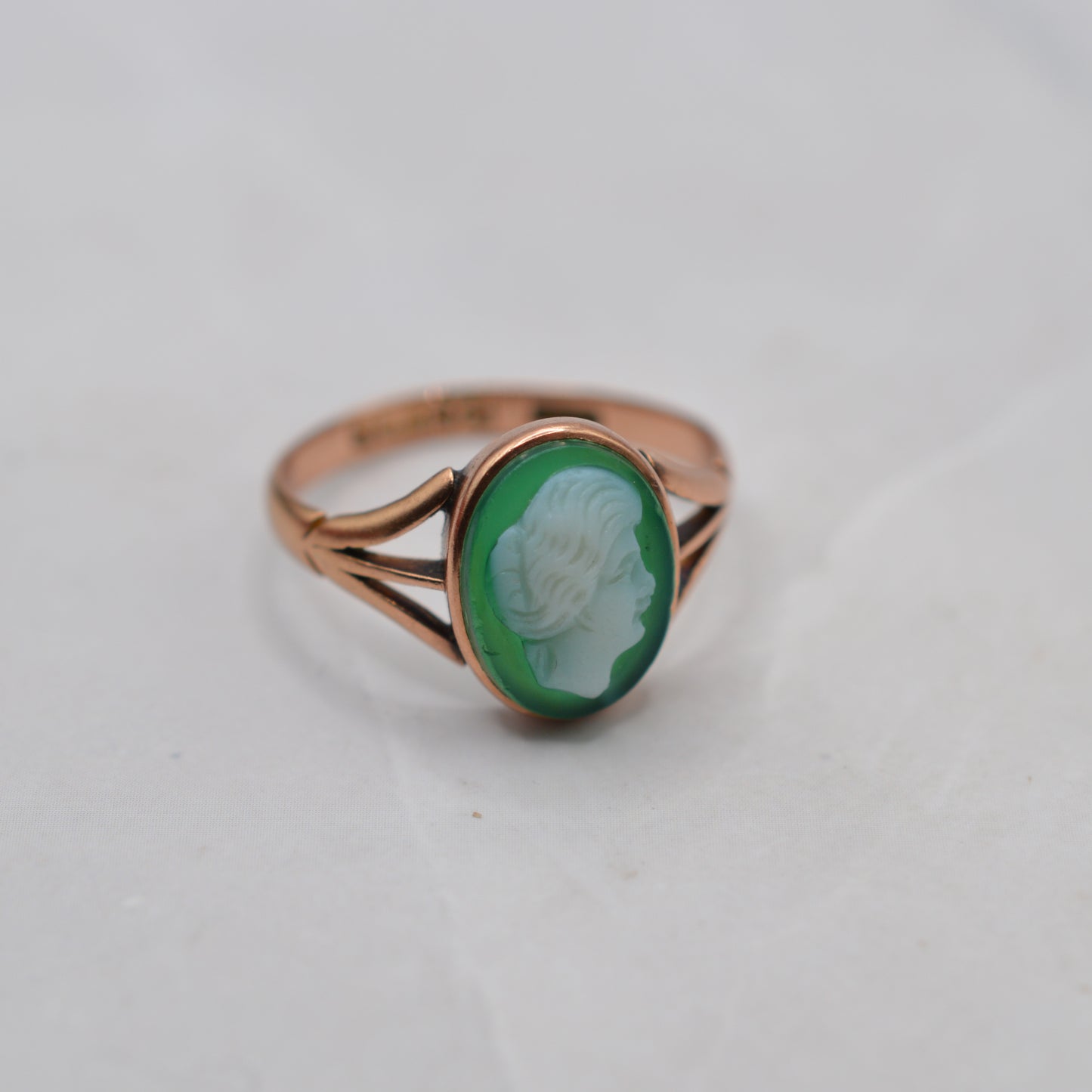 1910s Antique 9ct Gold Cameo Ring