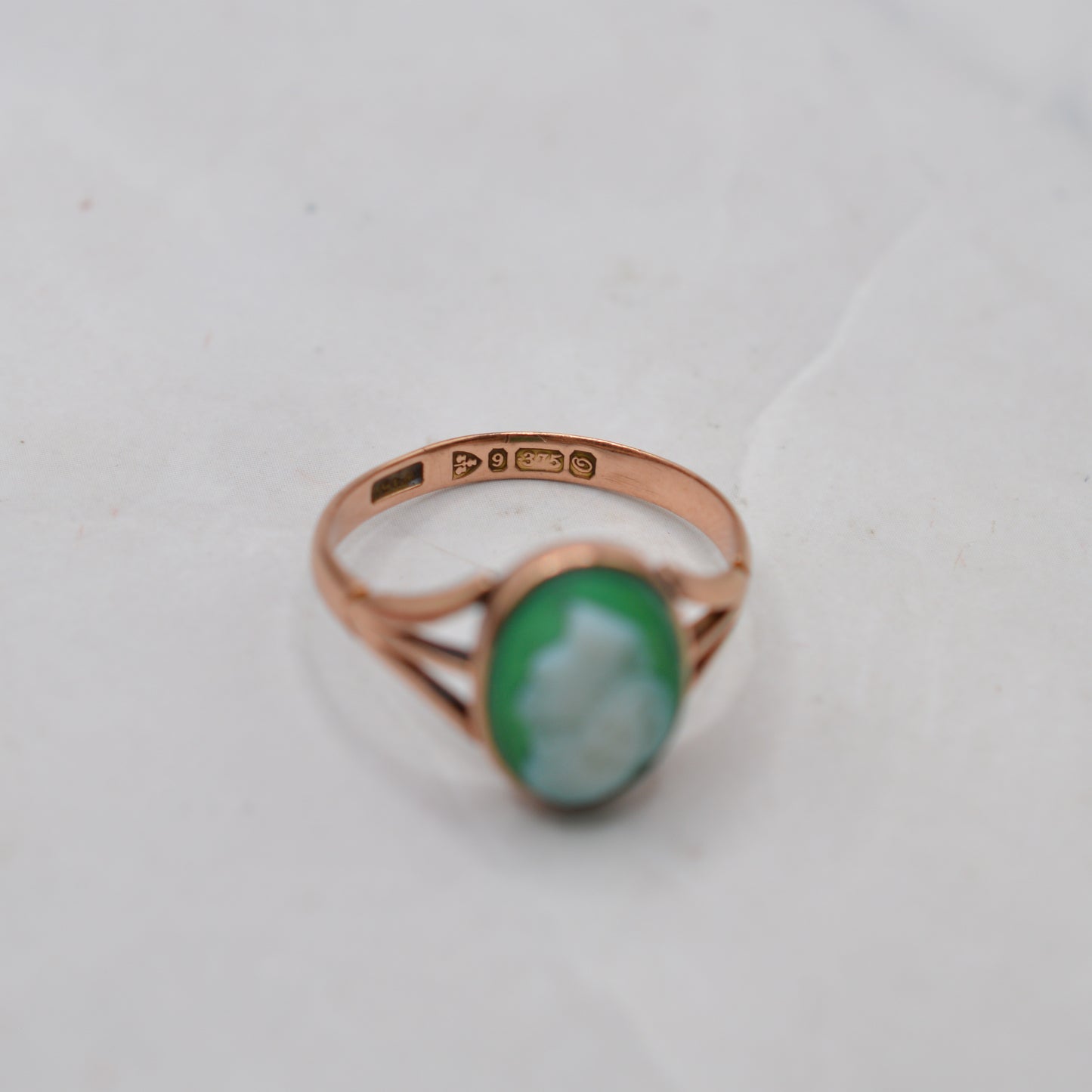 1910s Antique 9ct Gold Cameo Ring