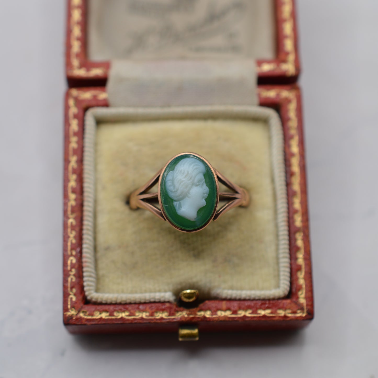 1910s Antique 9ct Gold Cameo Ring