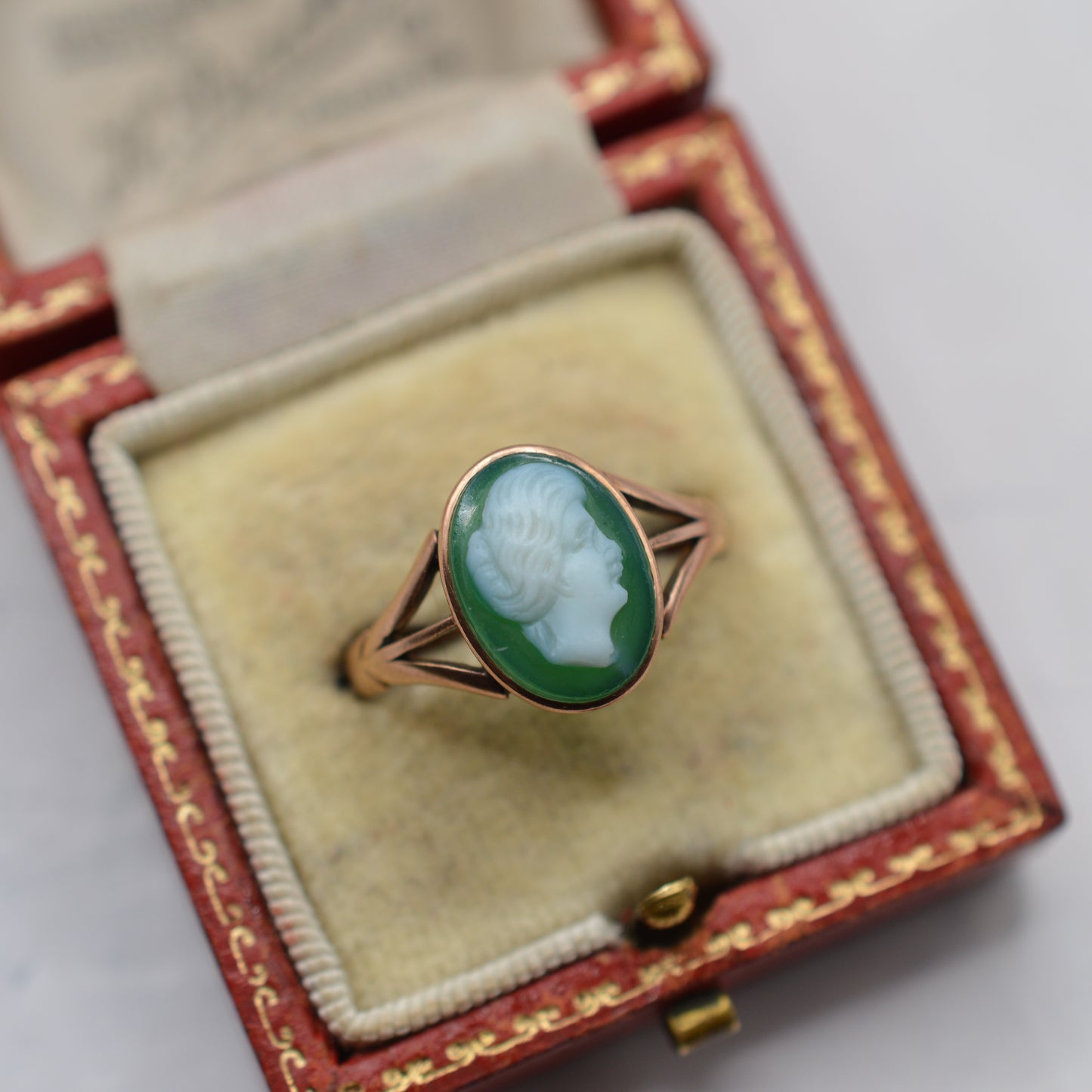 1910s Antique 9ct Gold Cameo Ring
