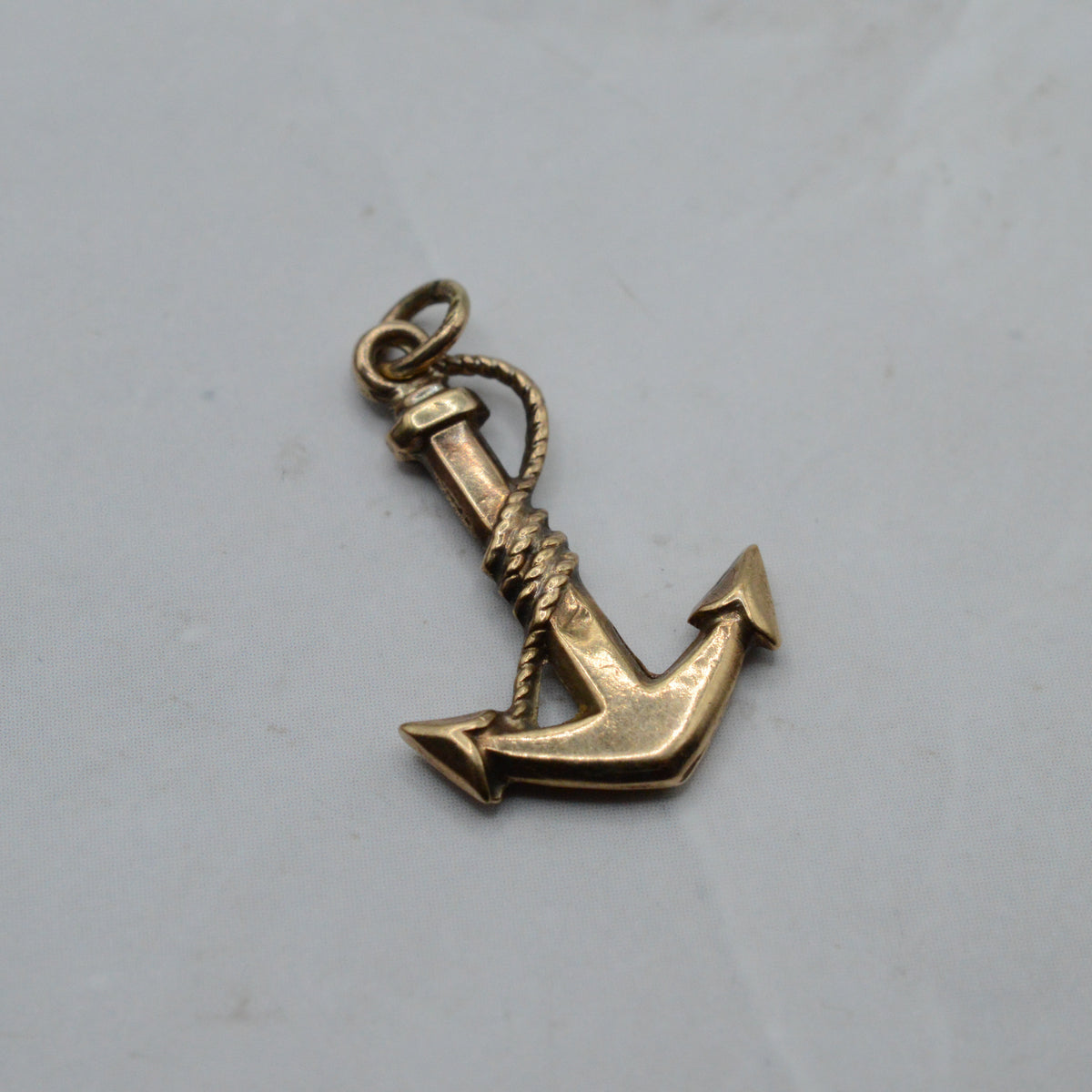1960s Vintage 9ct Gold Anchor Charm