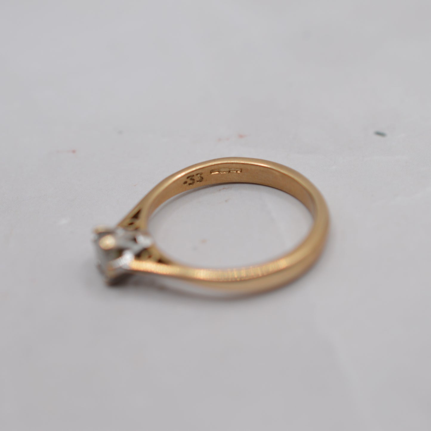 9ct Gold 0.33ct Diamond Solitaire Ring