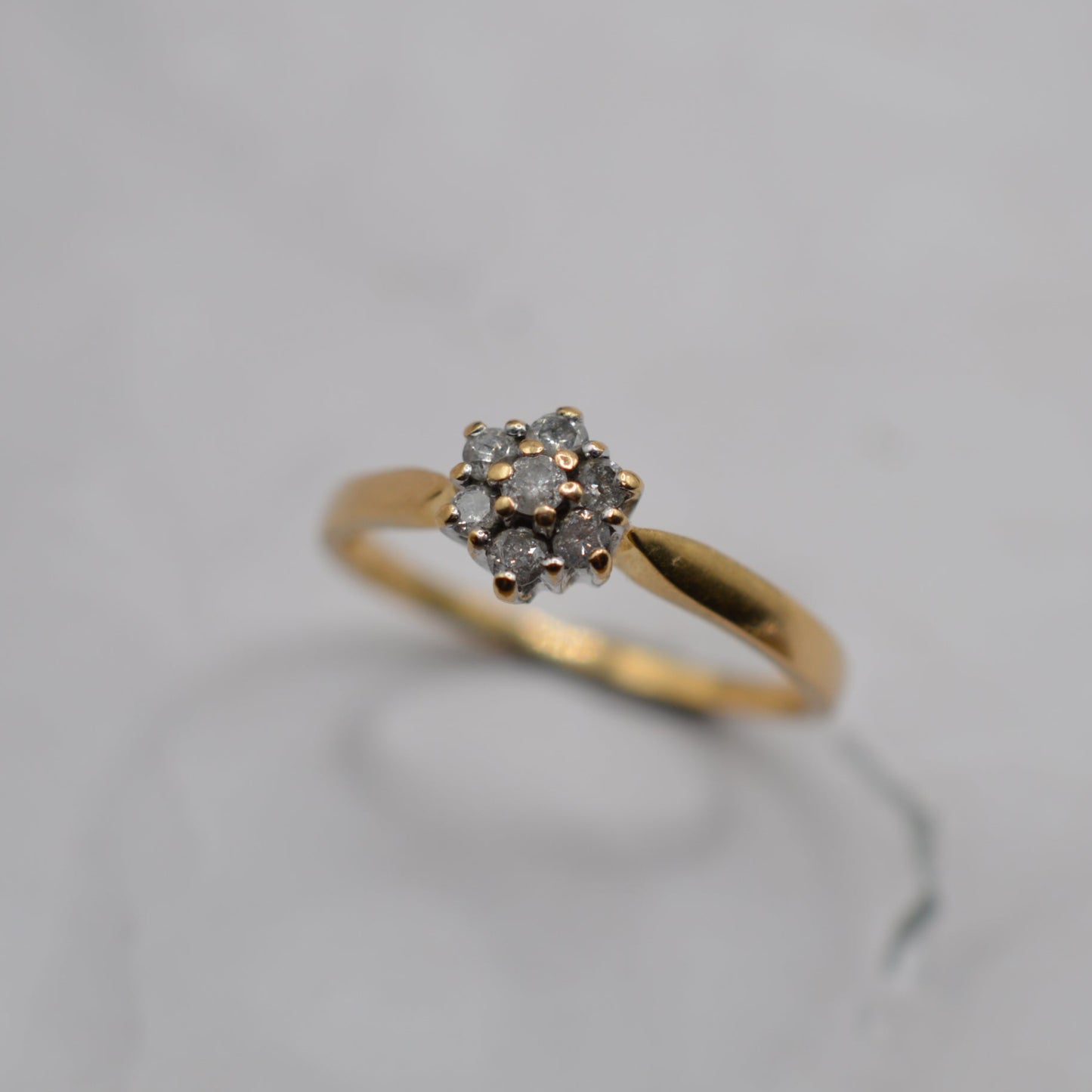 18ct Gold Diamond Cluster Ring