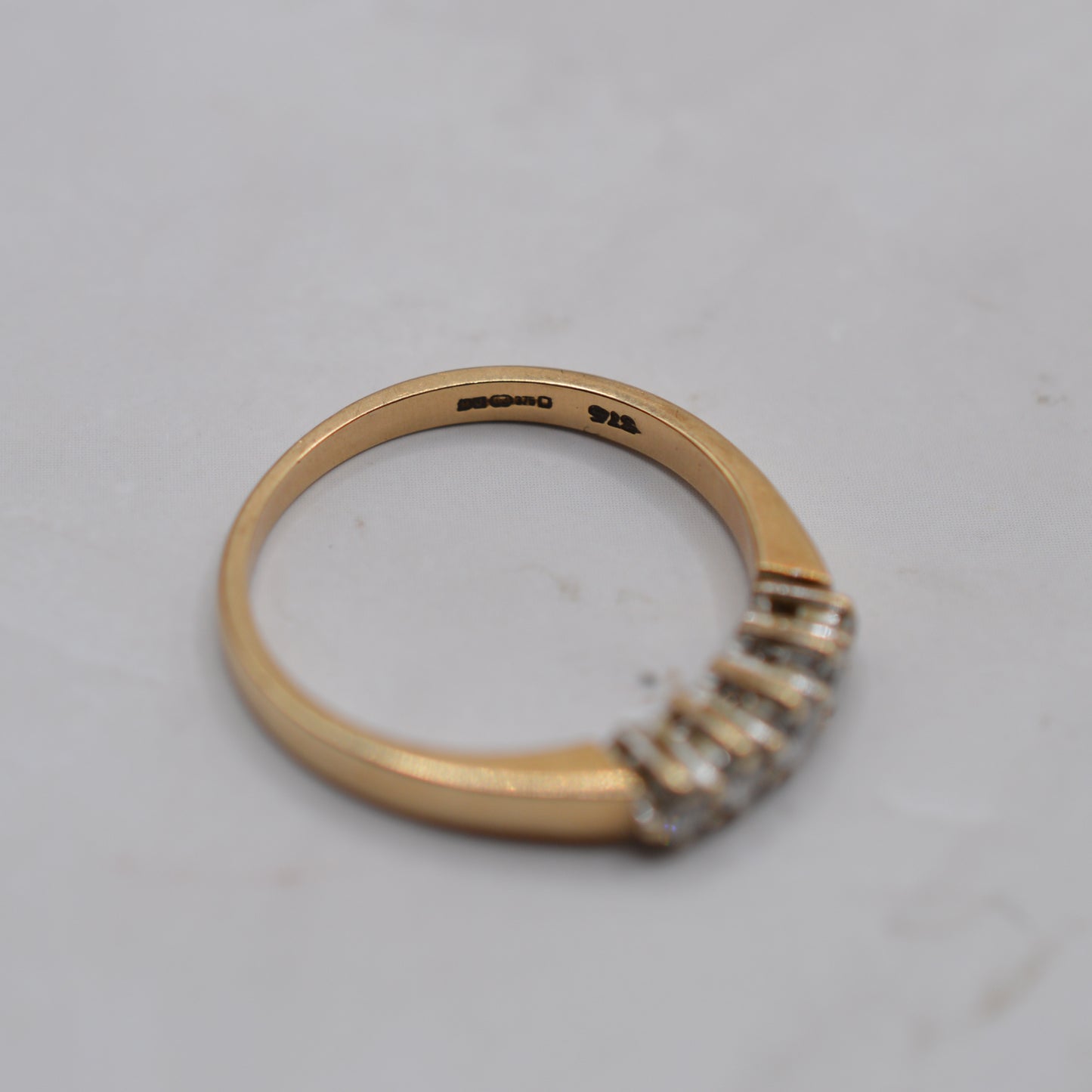 9ct Gold 0.25ct Diamond Five-Stone Ring