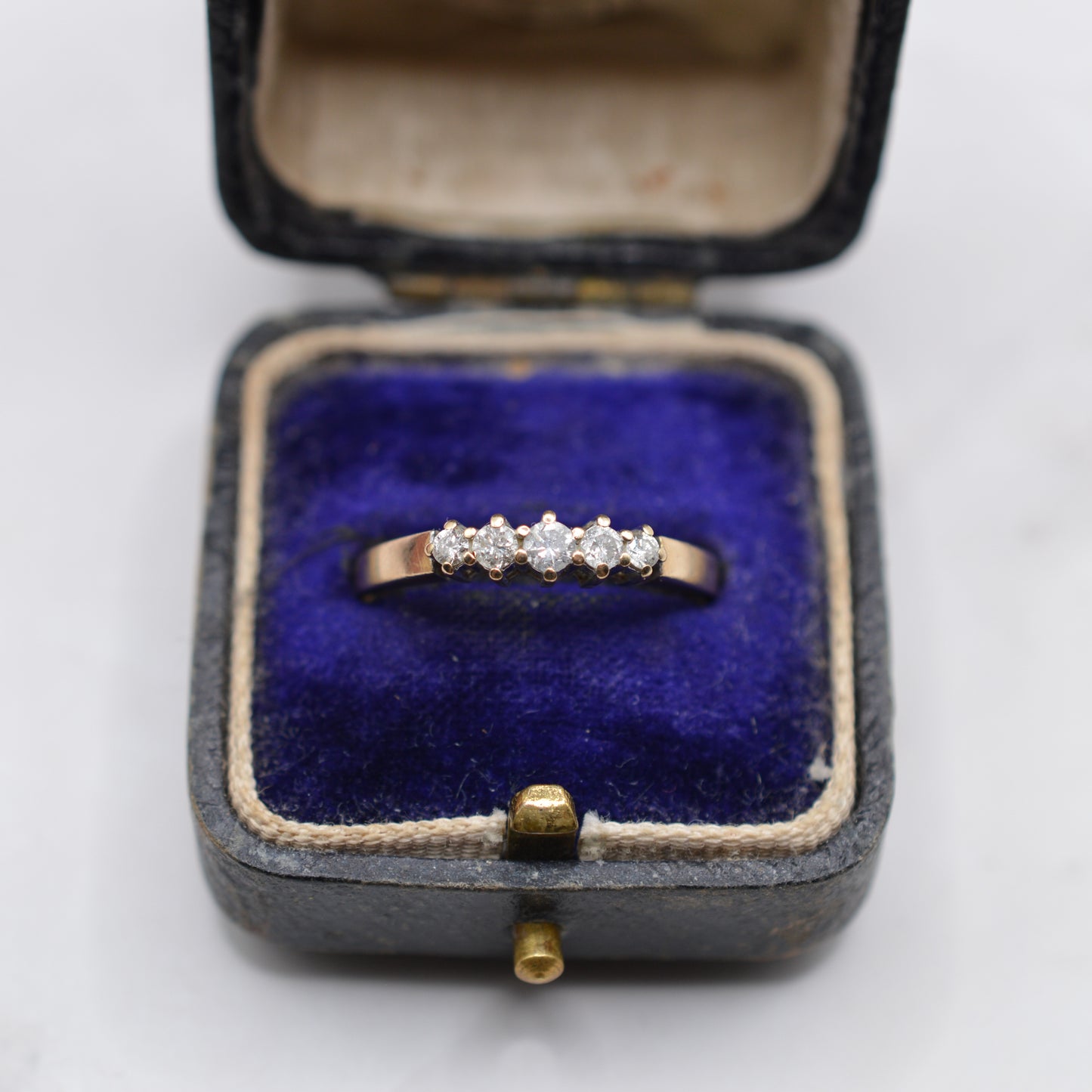 9ct Gold 0.25ct Diamond Five-Stone Ring