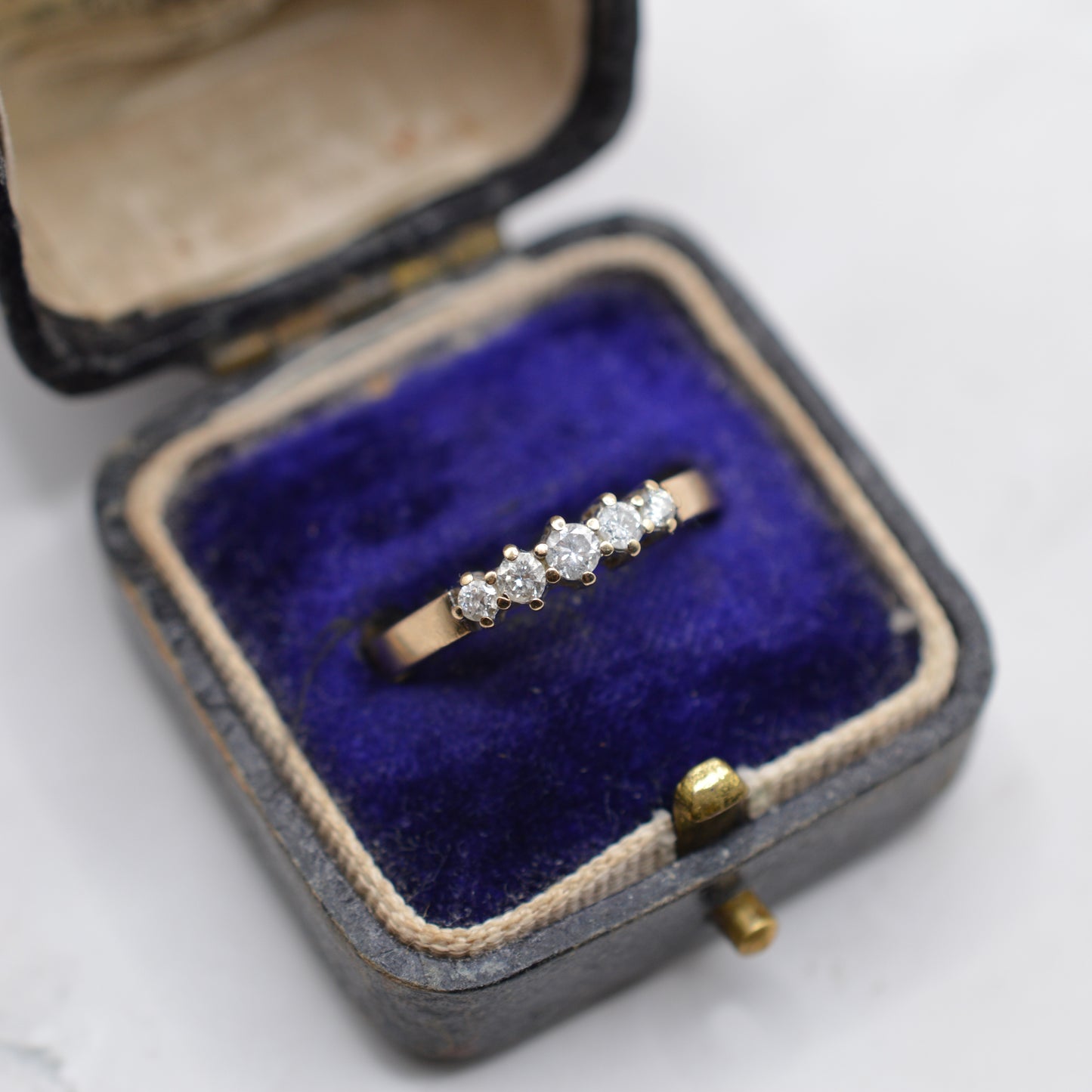 9ct Gold 0.25ct Diamond Five-Stone Ring